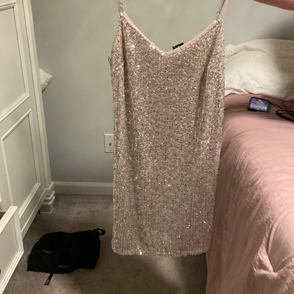 Banana republic petite sequin dress